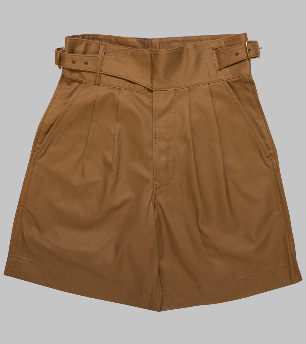 Bryceland's Gurkha Shorts Model 2 Brown – Bryceland's Tokyo