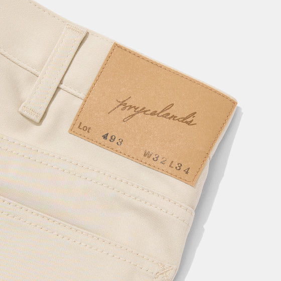 Bryceland's  Jeans Lot. 493 Cotton Sateen Cream