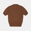 ‘Skipper’ Cable-Knit Tee Brown