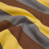 ‘Skipper’ Striped Tee Brown/Grey/Yellow