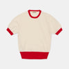 ‘Skipper’ Tee Red/Cream