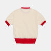‘Skipper’ Tee Red/Cream