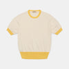 ‘Skipper’ Tee Yellow/Cream