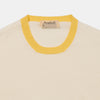 ‘Skipper’ Tee Yellow/Cream