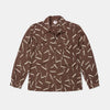 Rayon Shirt Cigarette Brown