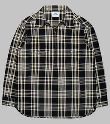  Bryceland's Half-zip Shirt Flannel Black&White