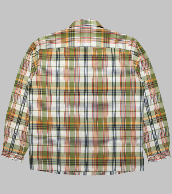 Bryceland's Cabana Shirt Indian Madras / Green