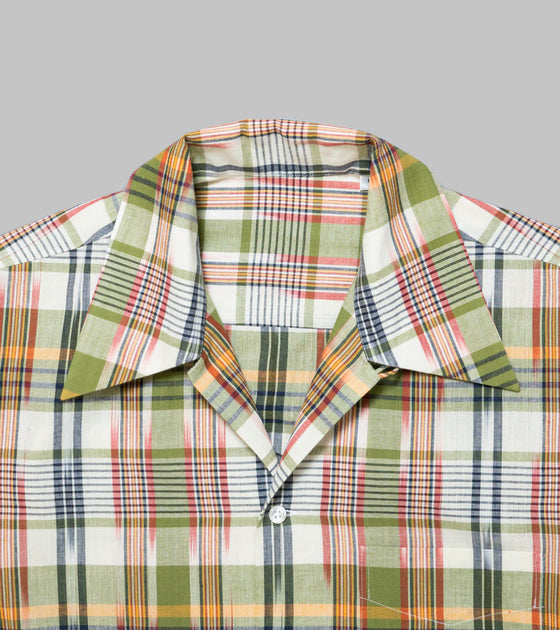 Bryceland's Cabana Shirt Indian Madras / Green