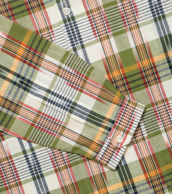 Bryceland's Cabana Shirt Indian Madras / Green