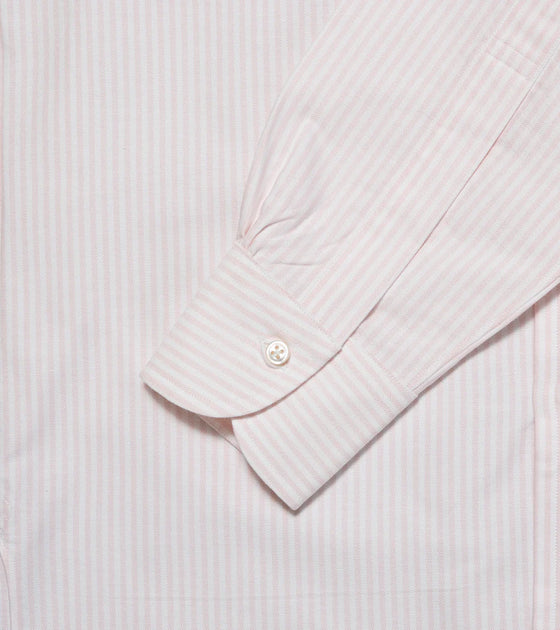 Bryceland's Perfect OCBD Striped Shirt Pink