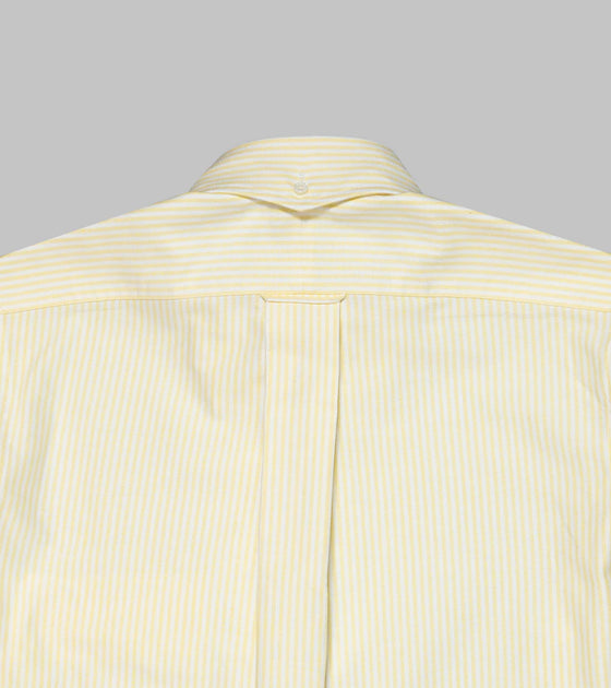 Bryceland's Perfect OCBD Striped Shirt Yellow