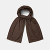 Cashmere Scarf Dark Brown