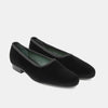 Bryceland's x Bowhill & Elliott Velvet Low-vamp Slipper Black