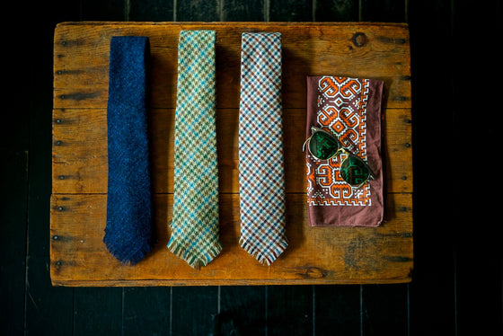 Sevenfold Firenze for Bryceland's Camp Tie Blue