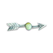  Red Rabbit Trading Co. /  Pin Broken Arrow Pin w/stone