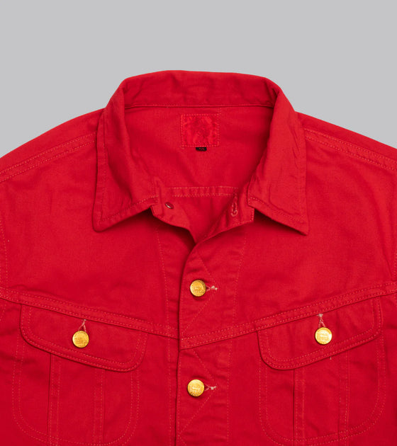 Bryceland's Cash Jacket Overdyed Red