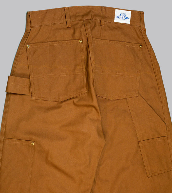 Bryceland's Double Knee Work Trousers Brown