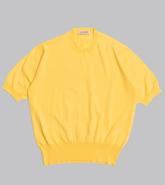 【新品試着のみ】Bryceland’s サイズ48相当 コットンニットT セール】 【洗える】SOFT TOUCH WOOL 立ち襟 ボーダー ニット