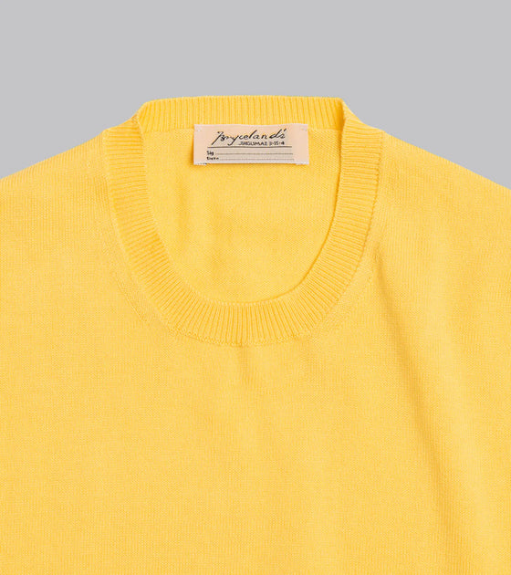 Bryceland's Cotton Short Sleeve ‘Skipper’ Tee Yellow
