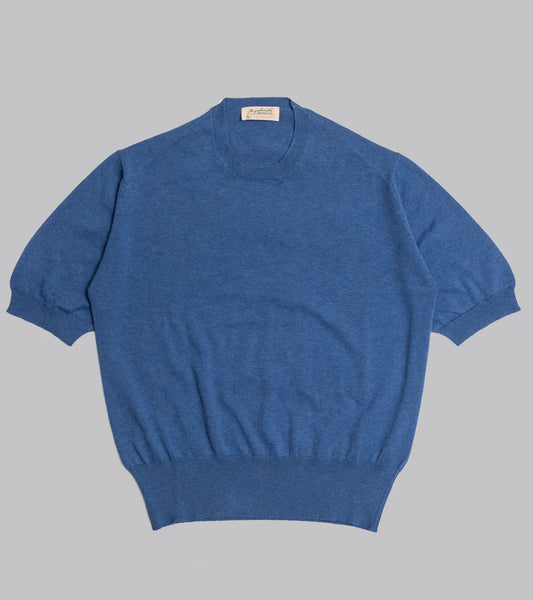 ブライスランズ Bryceland's コットンスキッパーポロ Cotton Short Sleeve 'Skipper' Polo Blue – Bryceland's