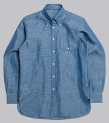  Bryceland's Perfect OCBD Shirt Cotton / Linen Chambray