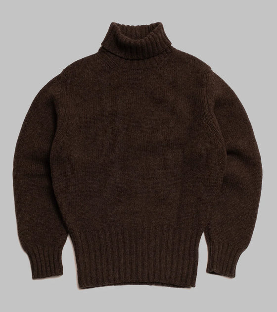 Bryceland's RAF Rollneck Pullover Cocoa