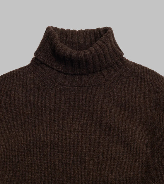 Bryceland's RAF Rollneck Pullover Cocoa