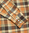 Bryceland's Sawtooth Westerner Flannel Brown Check