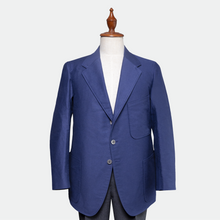  School Boy Jacket / Navy Cotton Moleskin