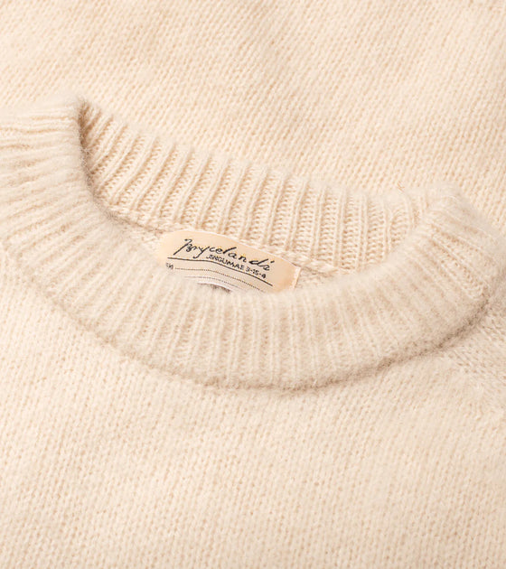 Bryceland's Shaggy Shetland Sweater Cream