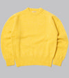Bryceland's Shaggy Shetland Sweater Zest / Yellow