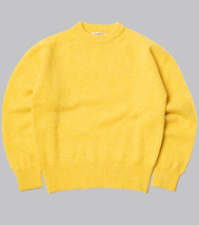  Bryceland's Shaggy Shetland Sweater Zest / Yellow
