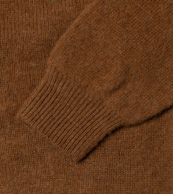 Bryceland's Shaggy Shetland Sweater Pecan / Brown