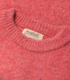 Bryceland's Shaggy Shetland Sweater Rose / Pink