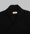 Bryceland's RAF Shawl Collar Pullover Black