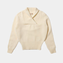  Bryceland's RAF Shawl Collar Pullover Ecru