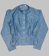 Bryceland's Emmeline Shirtwaist Blouse Chambray