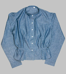  Bryceland's Emmeline Shirtwaist Blouse Chambray