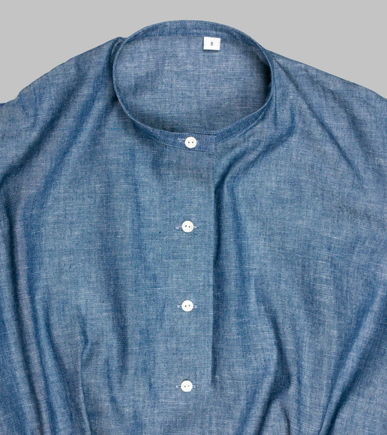 Bryceland's Emmeline Shirtwaist Blouse Chambray