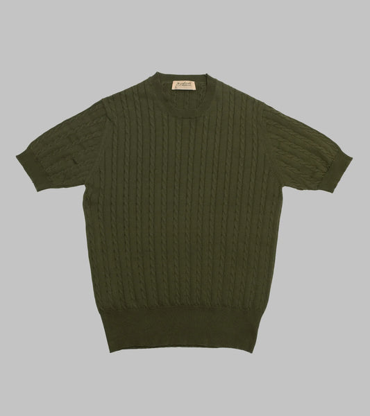 Cotton Short Sleeve 'Skipper' Polo Black | Bryceland's Tokyo