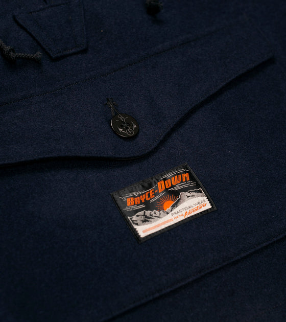 Bryceland's Wool Foul Weather Anorak Navy