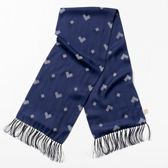 Bryceland's Rayon Scarf Diamond Blue