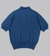 Bryceland's Cotton Short Sleeve ‘Skipper’ Polo Blue