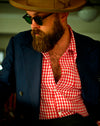 Bryceland's Sports Shirt Red Gingham
